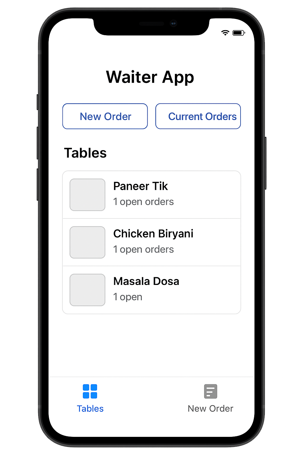 Waiter App